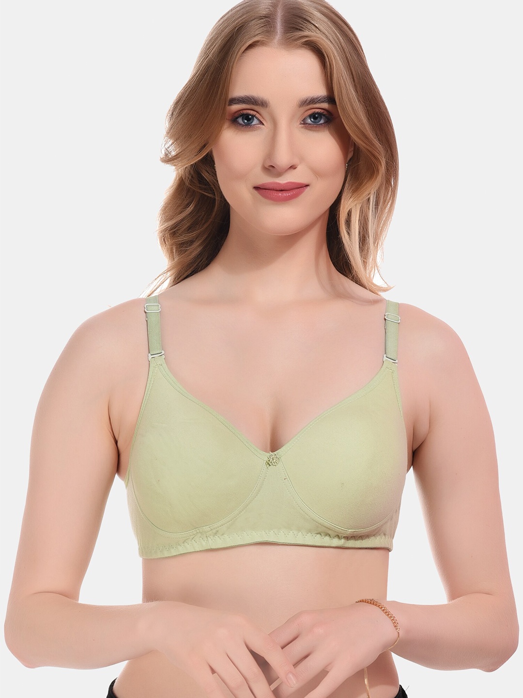 

Boleem Full Coverage Lightly Padded Everyday Bra, Green