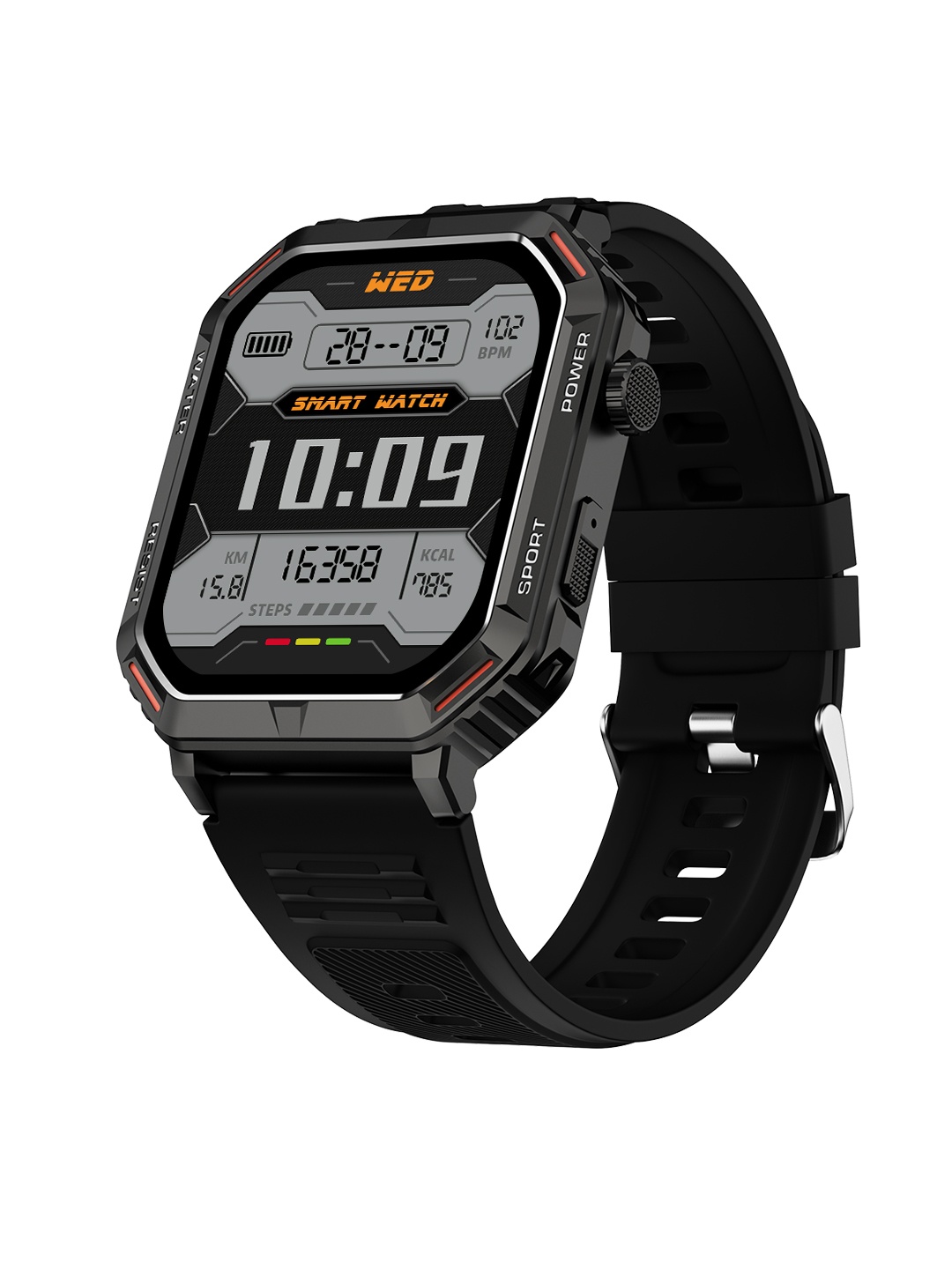 

Fire-Boltt Commando 1.96" HD Display SmartWatch with Bluetooth Calling & DIY Watch Face, Black