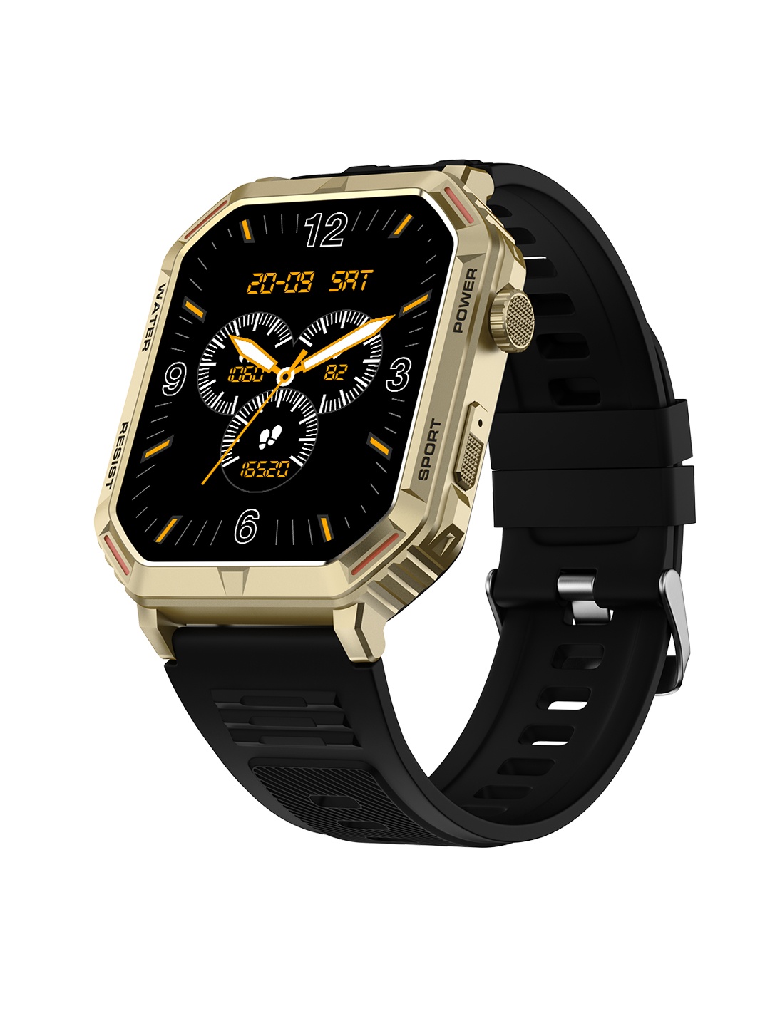 

Fire-Boltt Commando 1.96" HD Display Smartwatch with Bluetooth Calling & DIY Watch Face, Black