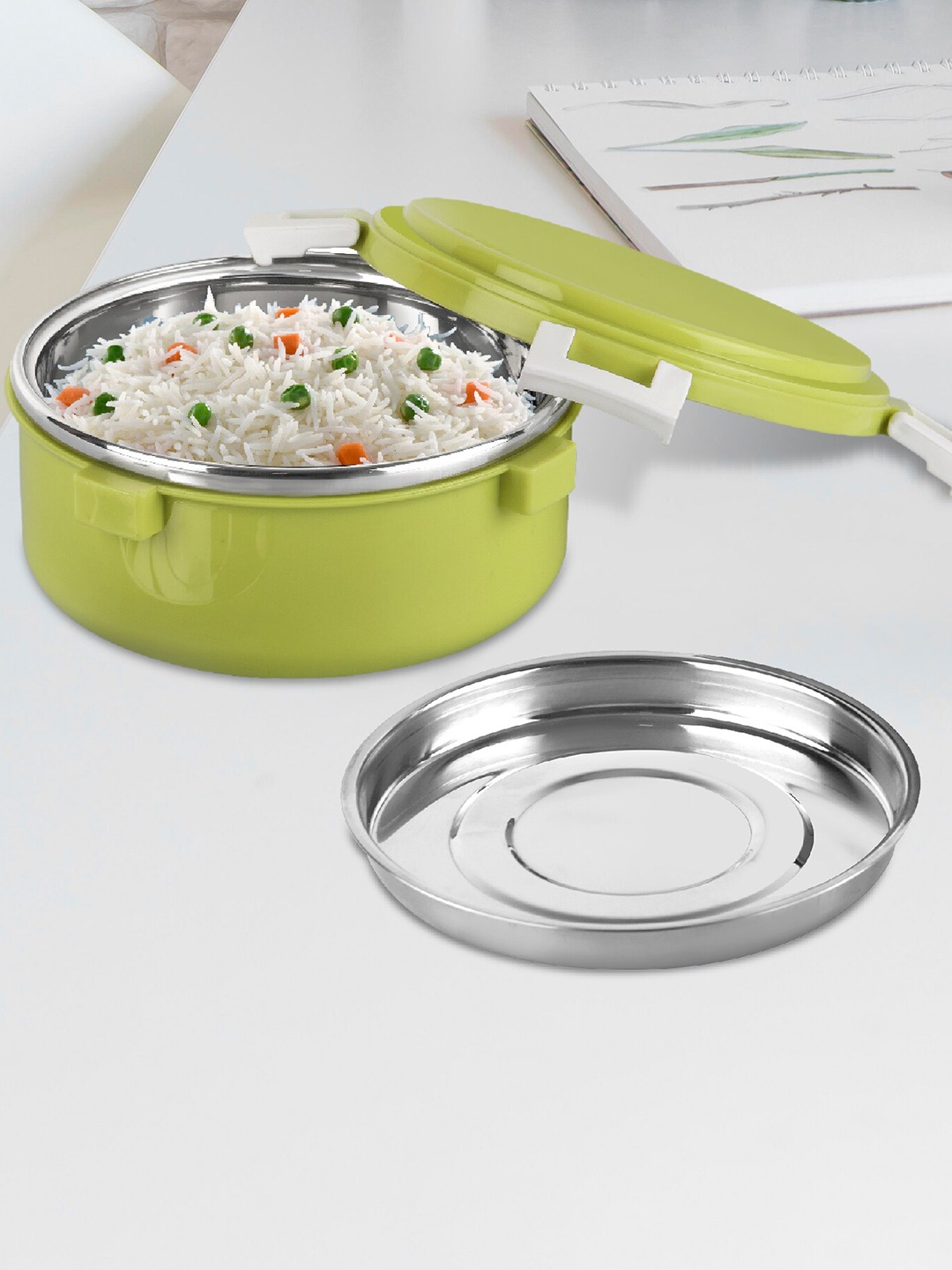 

Cello Take-Eat Big Yellow Stainless Steel Lunch Box 575 ml