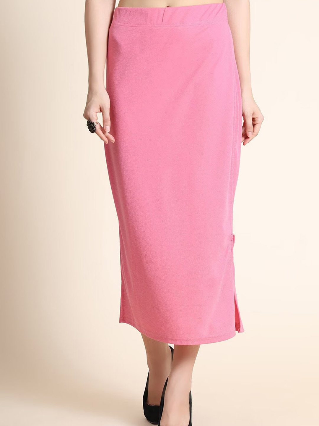 

BLACK SCISSOR Cotton Saree Shapewear, Pink