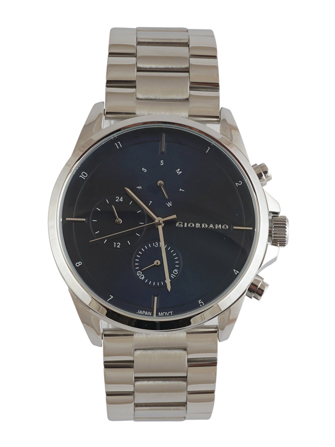 

GIORDANO Men Printed Dial & Bracelet Style Straps Analogue Watch GD-1088-22, Beige