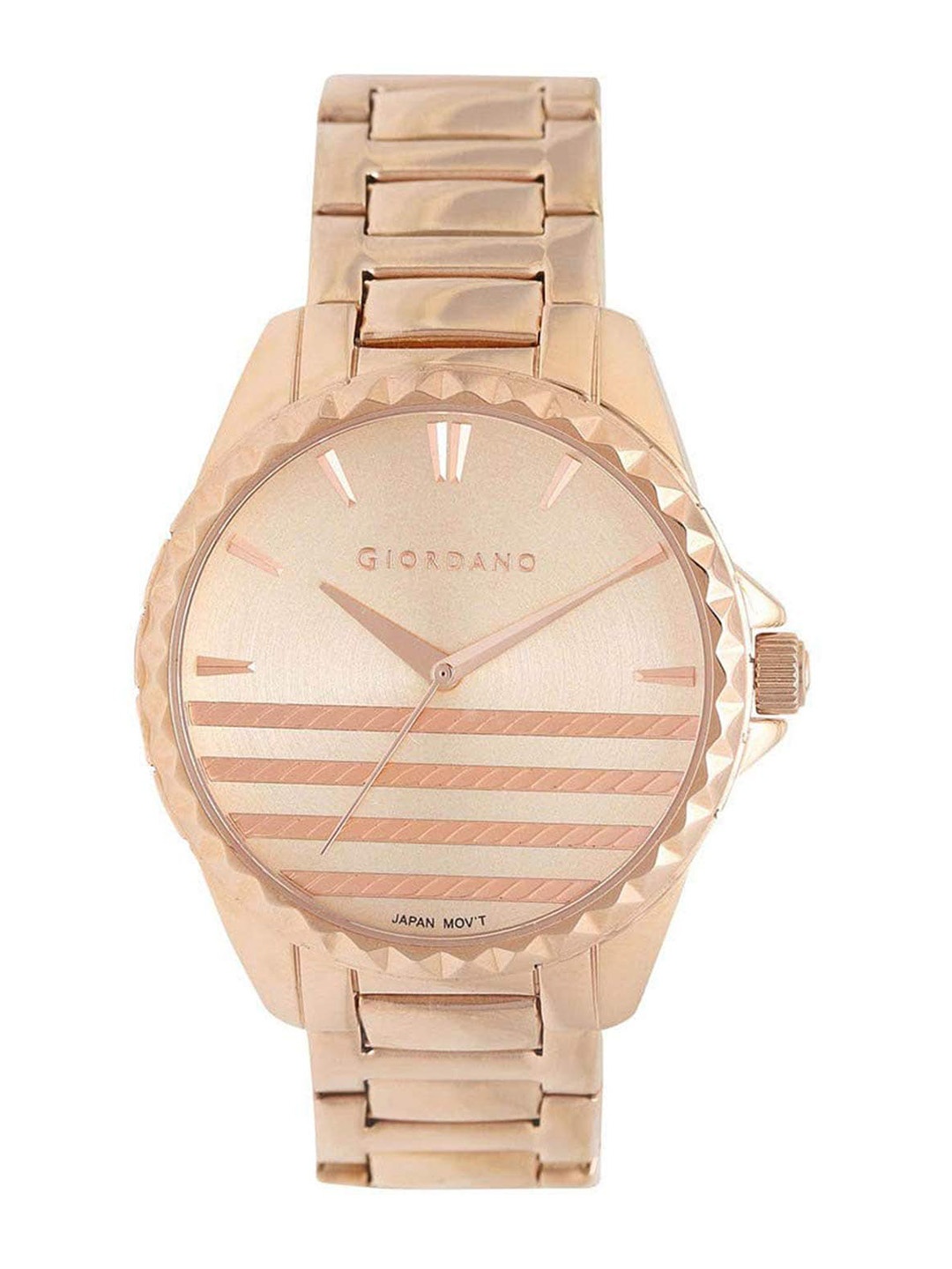 

GIORDANO Women Dial & Bracelet Style Straps Analogue Watch, Rose gold