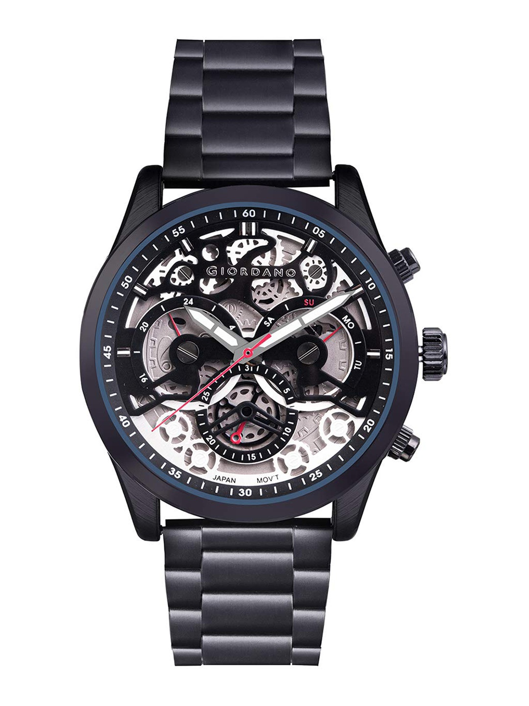 

GIORDANO Men Patterned Dial & Bracelet Style Straps Analogue Watch, Rose gold