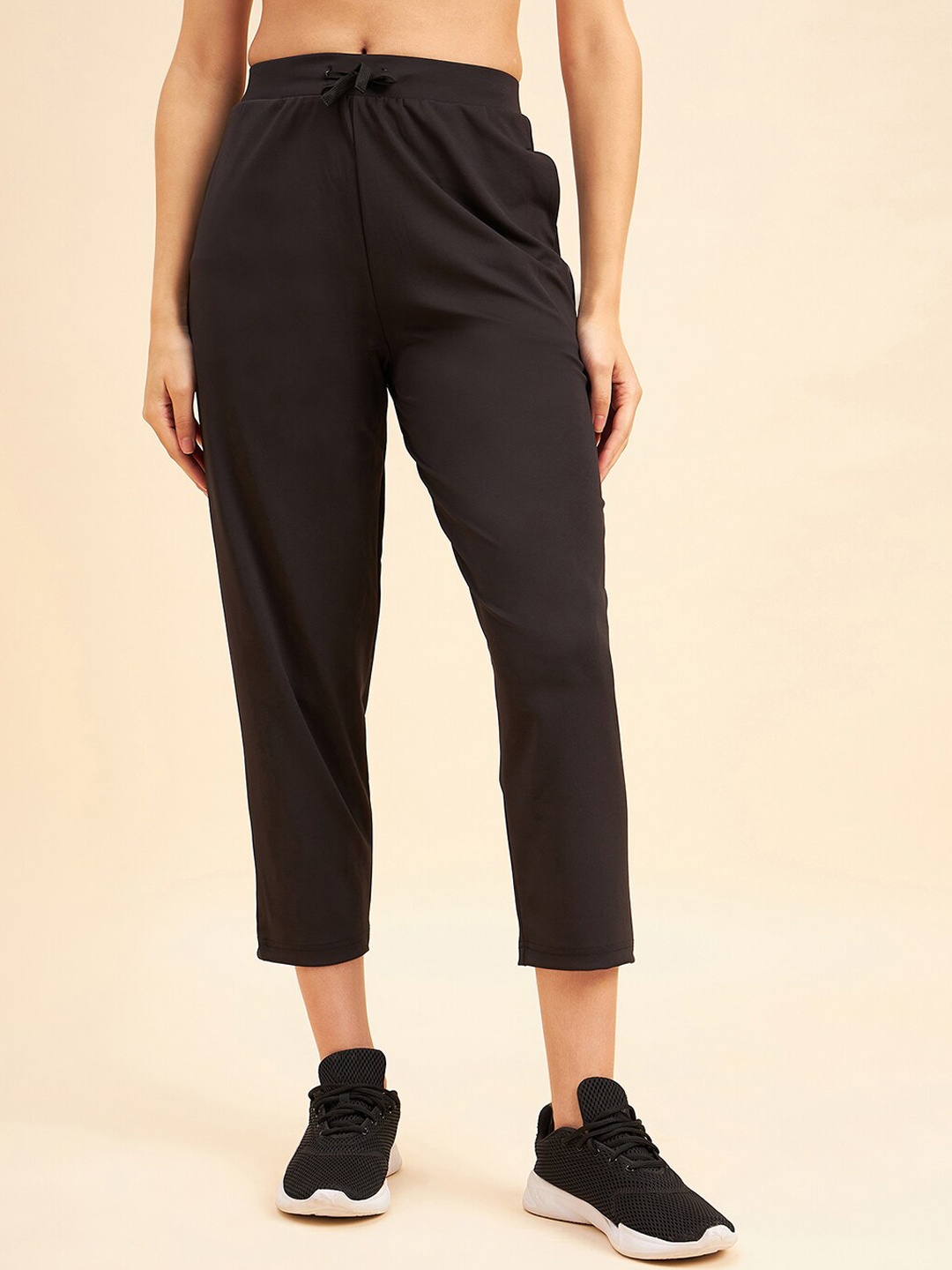 

Sweet Dreams Women Mid-Rise Track Pants, Black