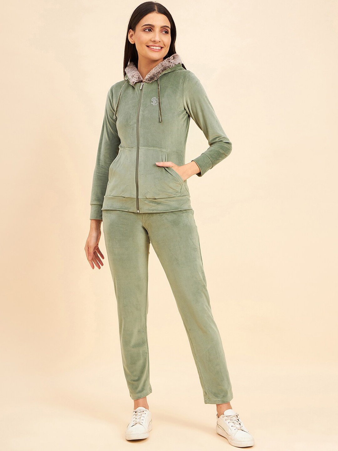 

Sweet Dreams Hooded Tracksuit, Green