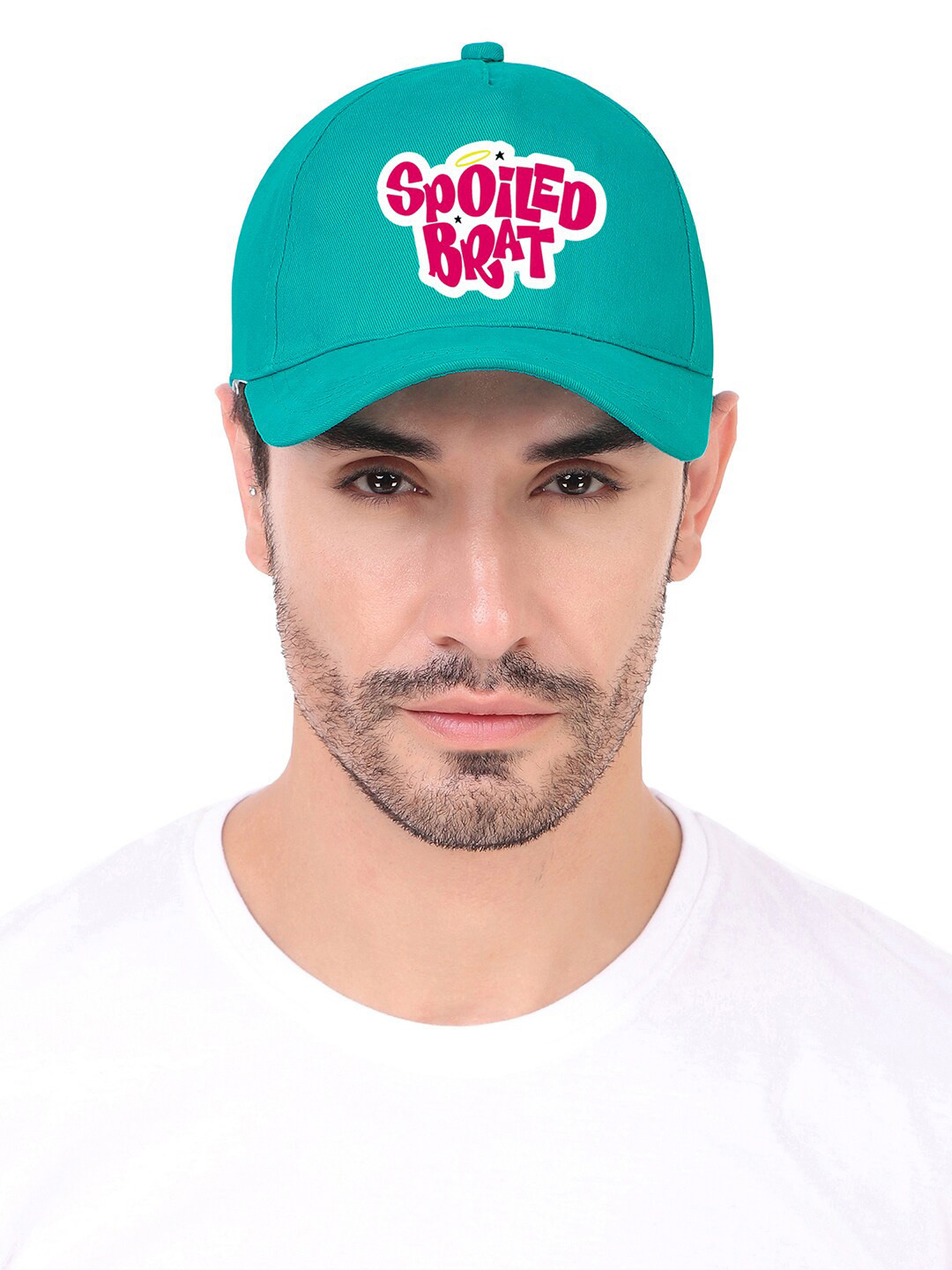 

Knotyy Unisex Printed Cotton Baseball Cap, Green