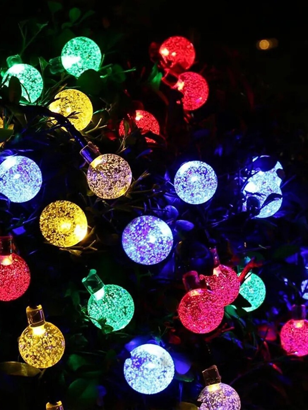 

CHOCOZONE Red & Blue Round-Shaped Decoration String Lights 4 m