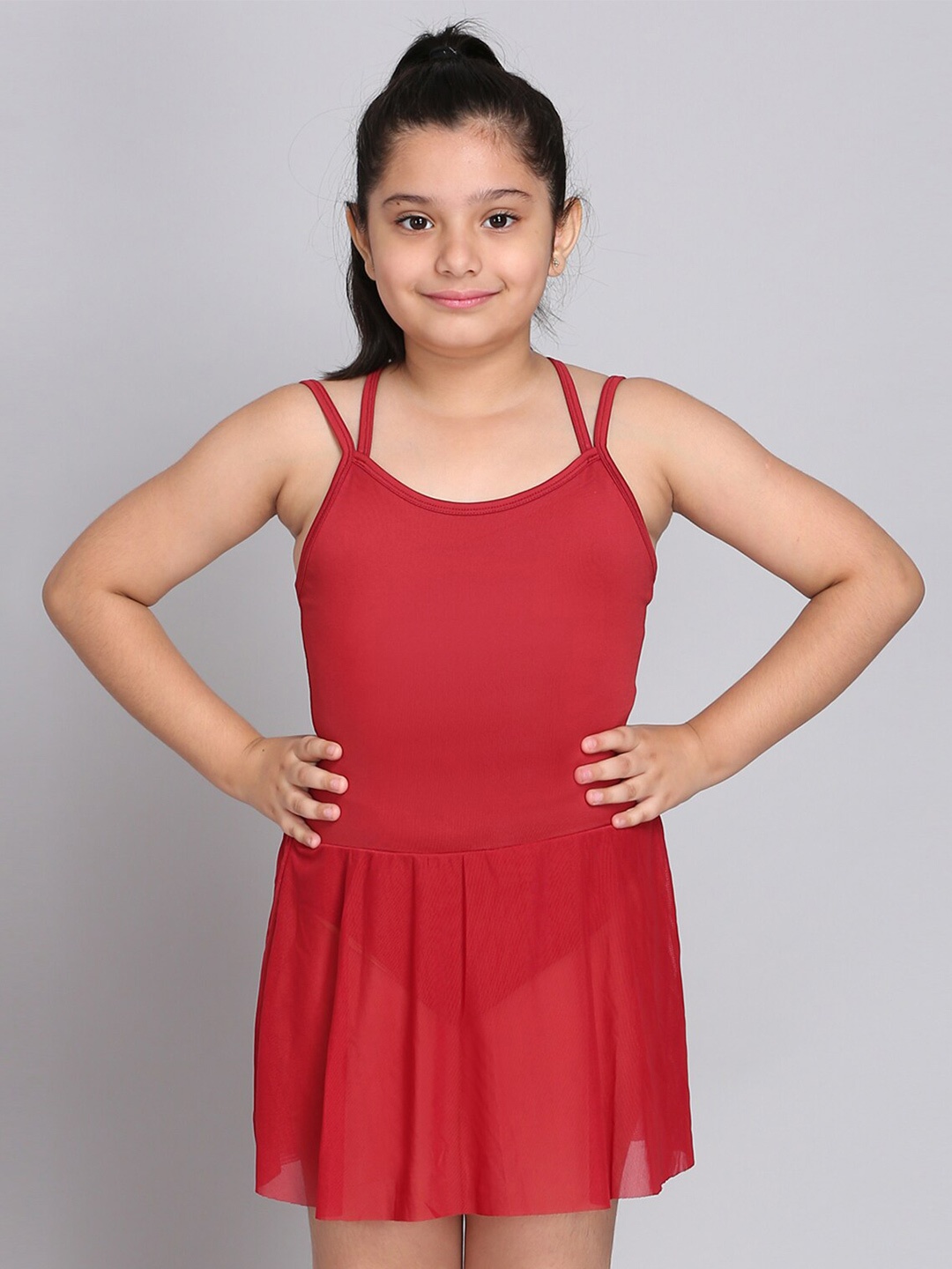 

The Dance Bible Criss Cross Back Ballet Leotard Dance Dress, Maroon