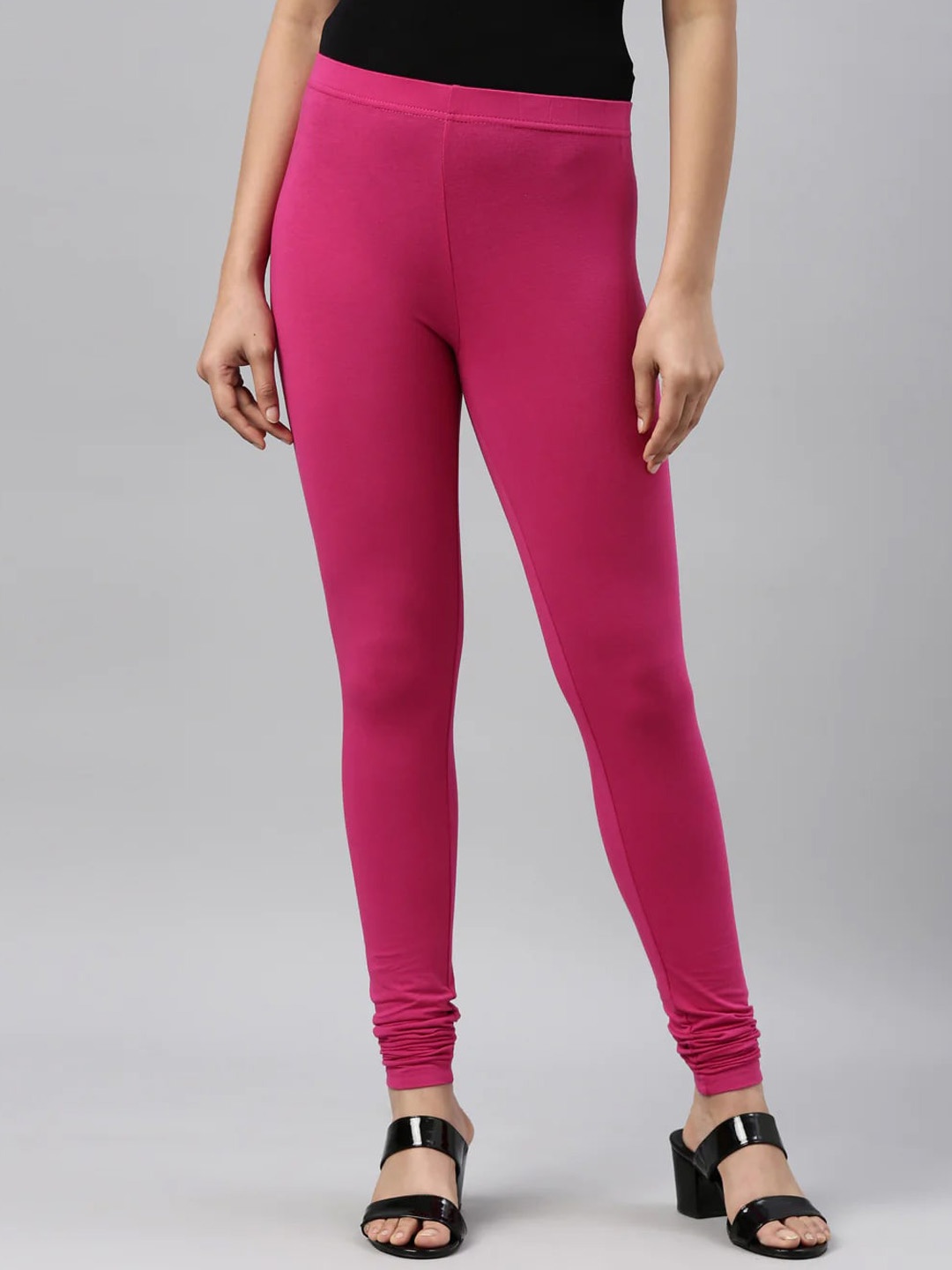 

SANADO Ankle Length Leggings, Pink