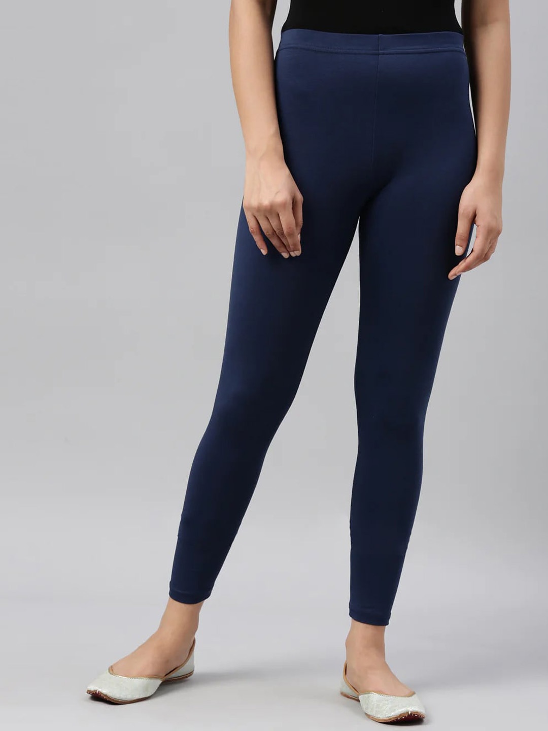 

SANADO Ankle Length Leggings, Blue