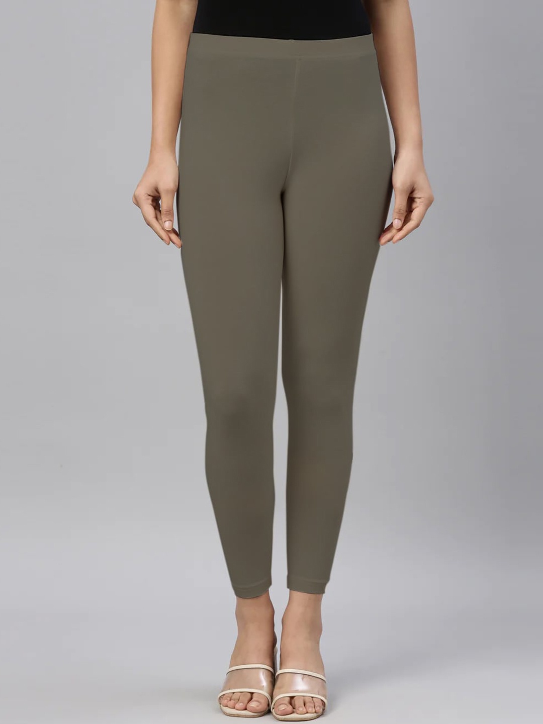 

SANADO Ankle Length Leggings, Grey