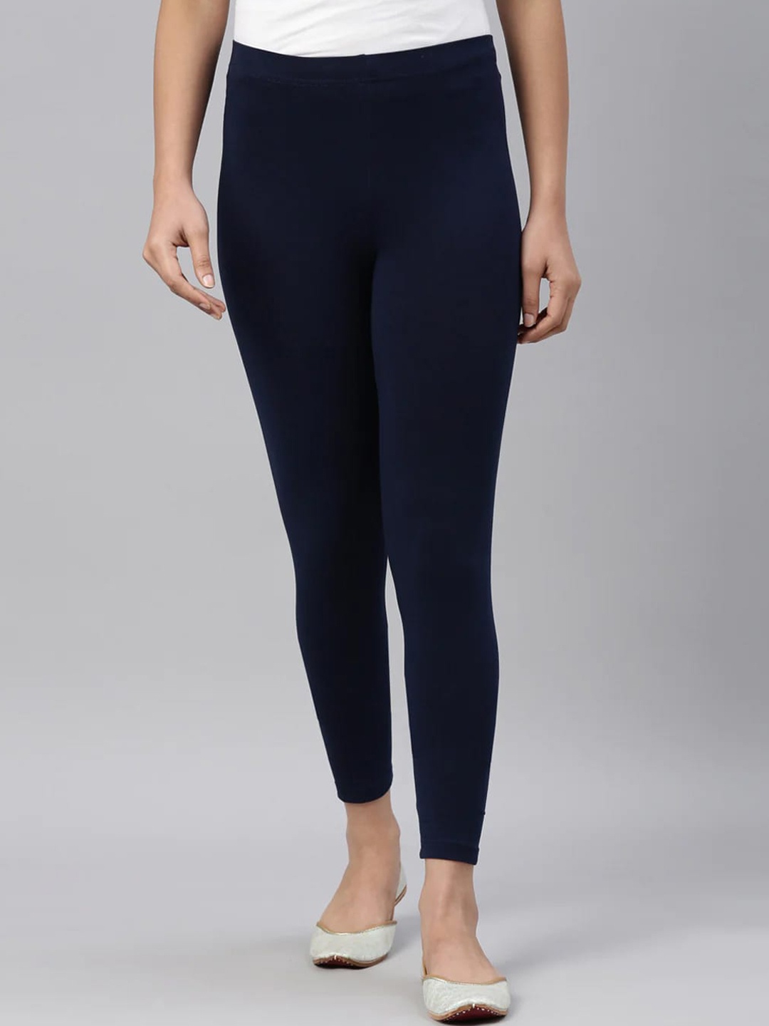 

SANADO Ankle Length Leggings, Blue