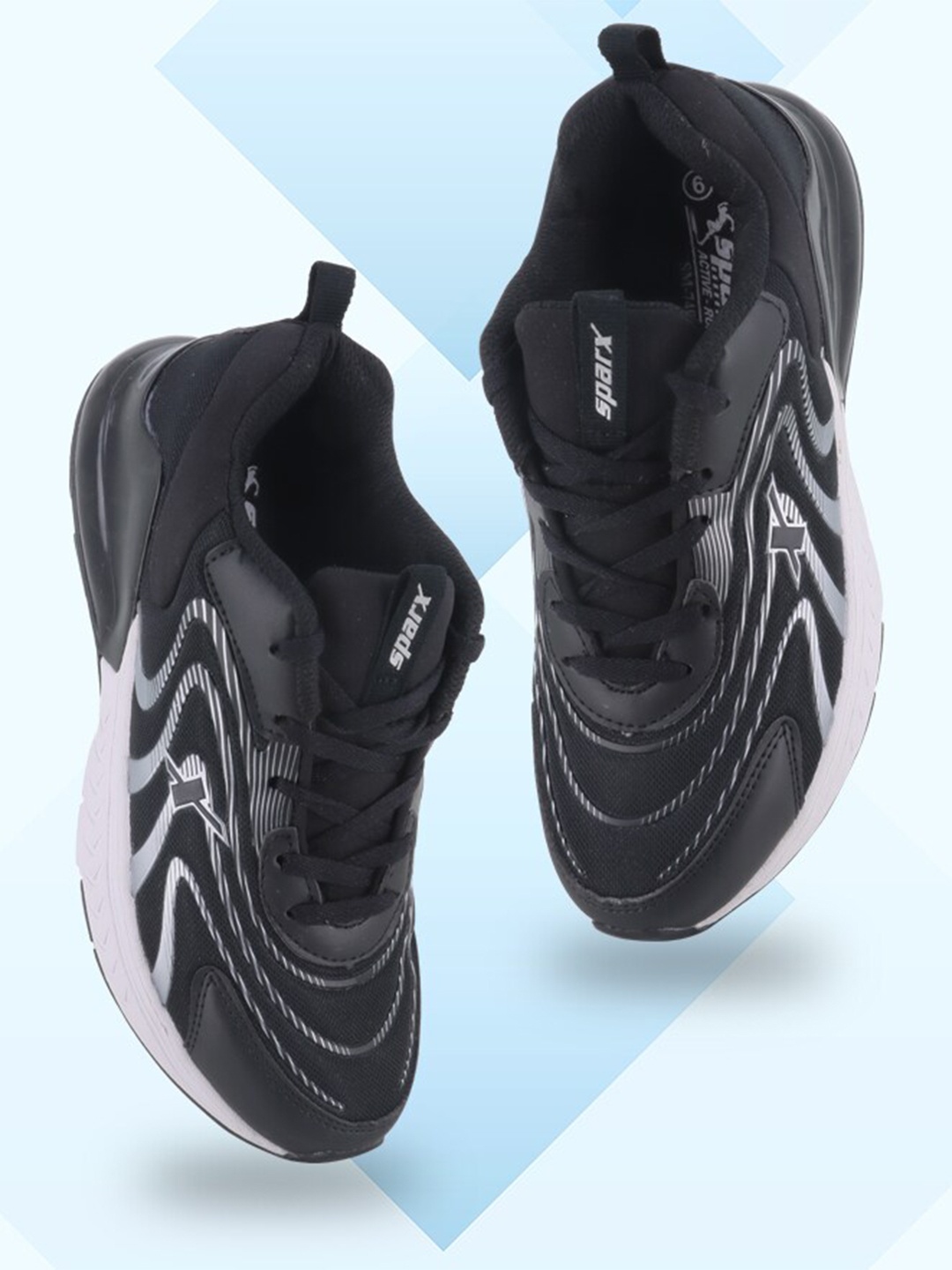 

Sparx Kids Mesh Running Shoes, Black
