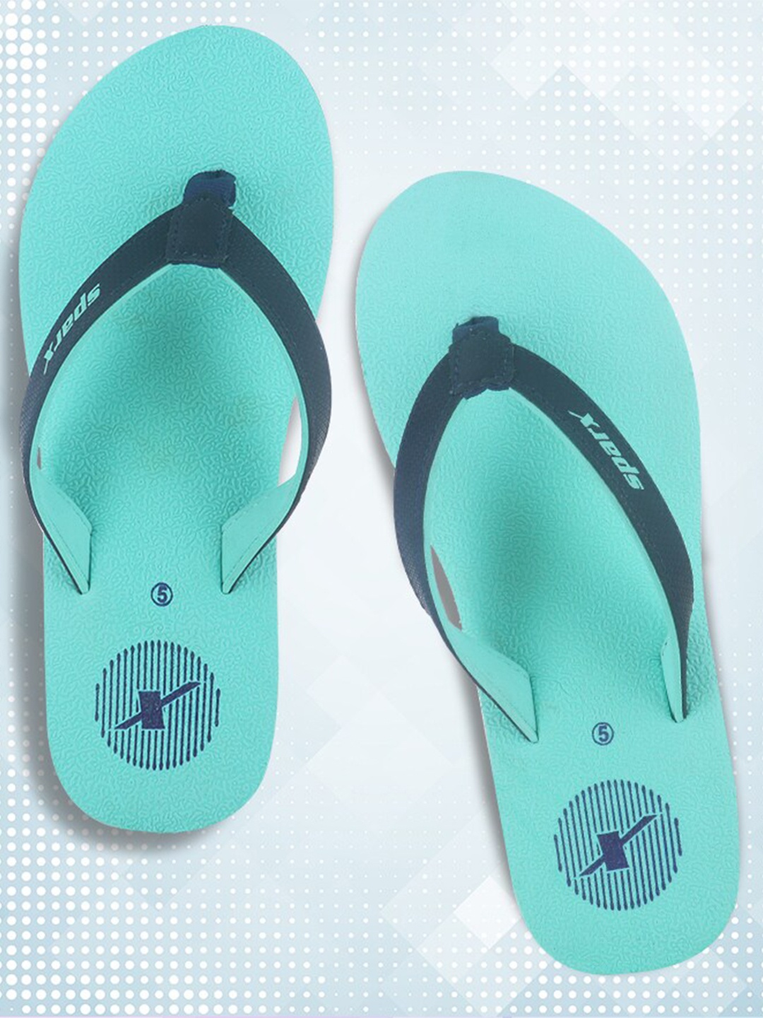 

Sparx Women Printed Synthetic Thong Flip-Flops, Green