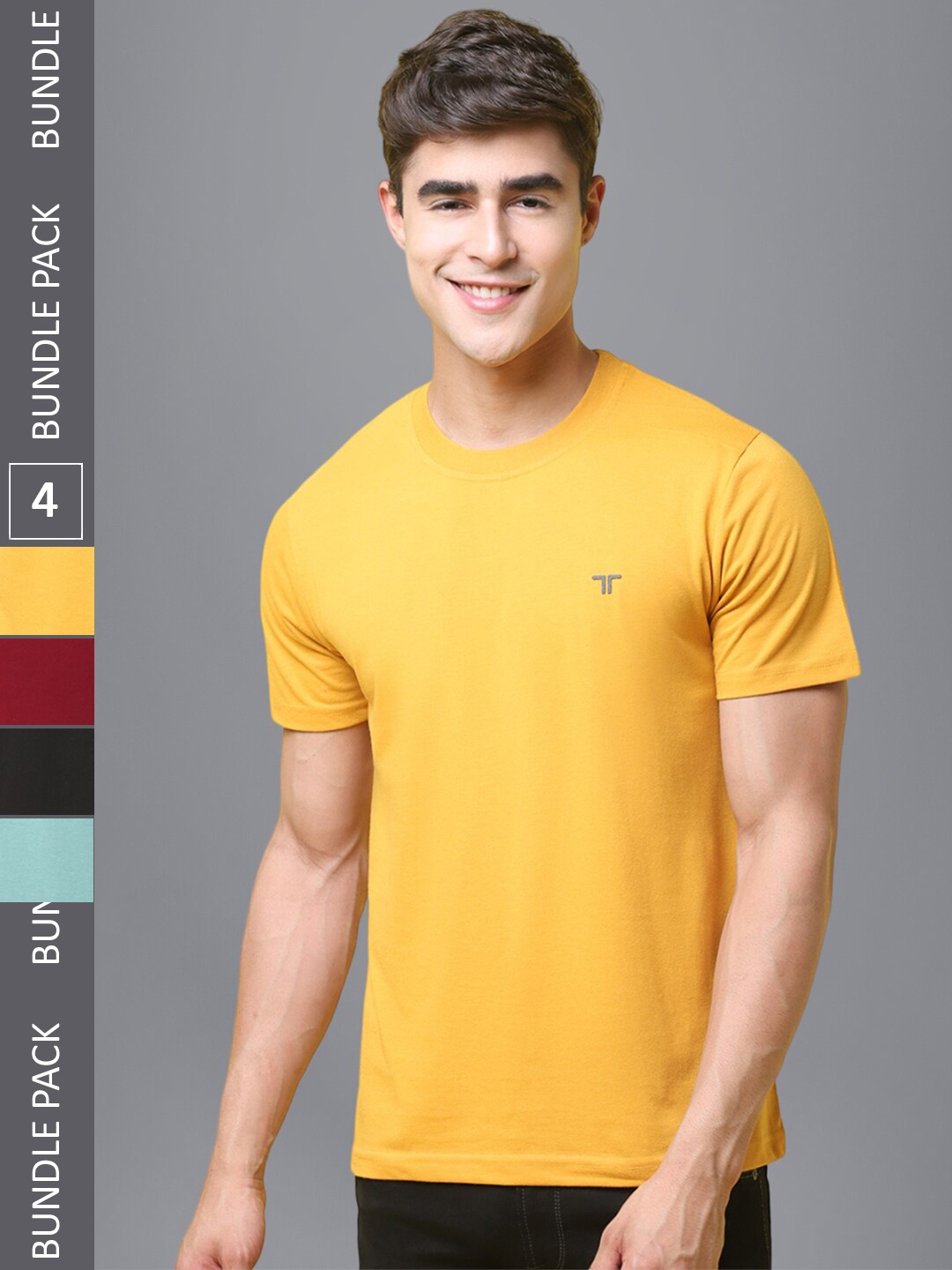 

1 Stop Fashion Men Multicoloured 4 Pockets T-shirt, Multi