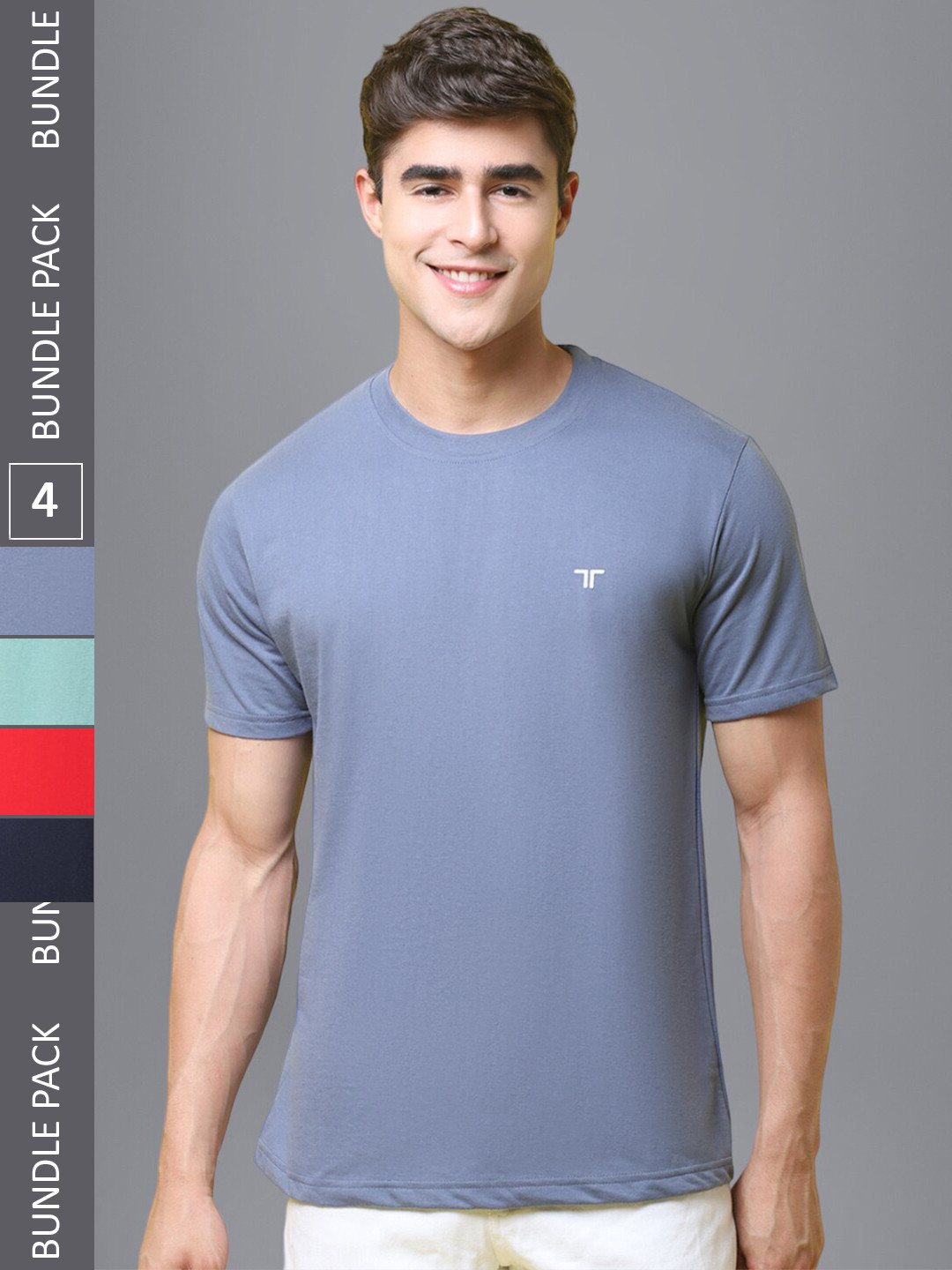 

1 Stop Fashion Men Multicoloured 4 Pockets T-shirt, Multi