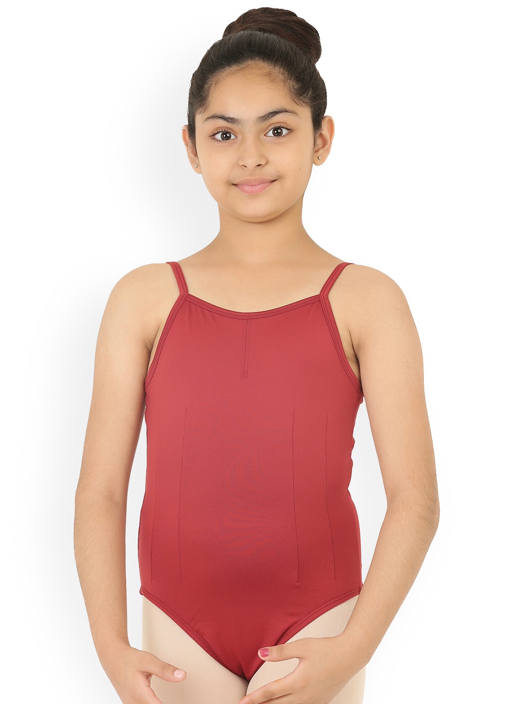 

The Dance Bible Girls Stretchable Leotard Bodysuit, Maroon