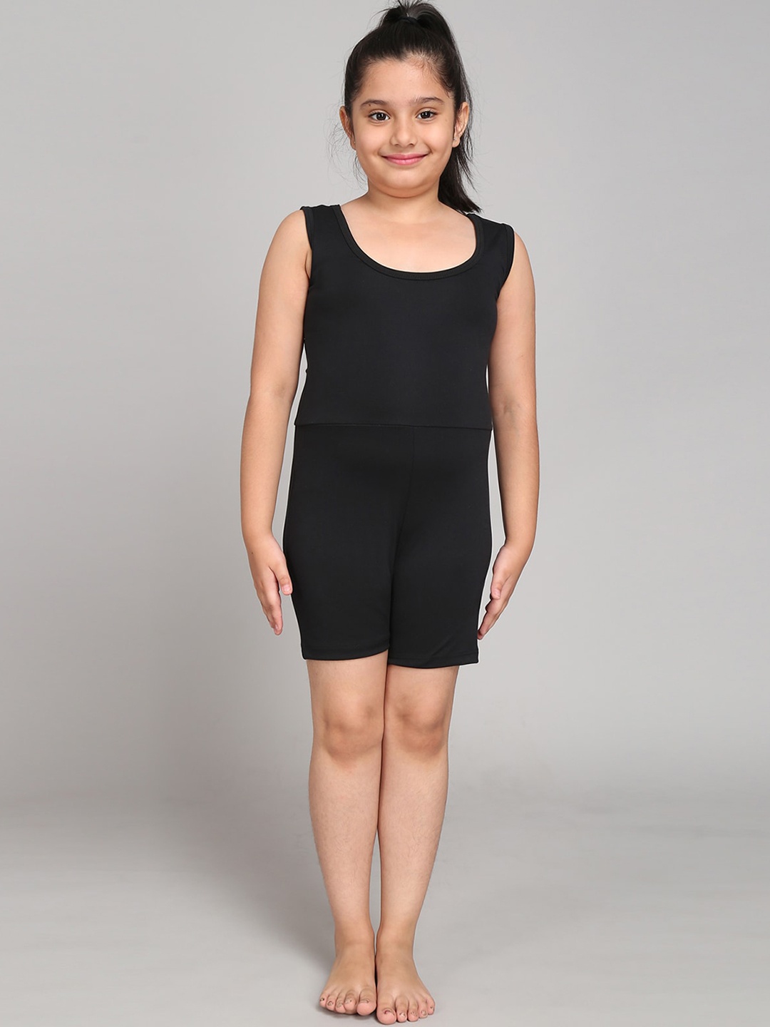 

The Dance Bible Girls Sleeveless Bodysuit, Black