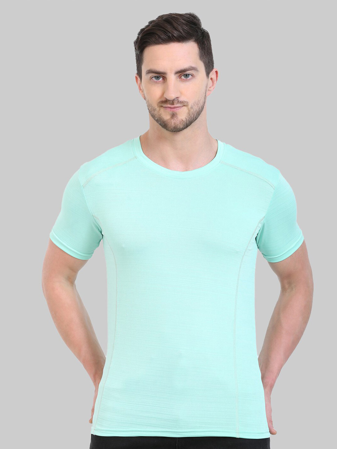 

Fasha Round Neck Regular Fit T-shirt, Sea green