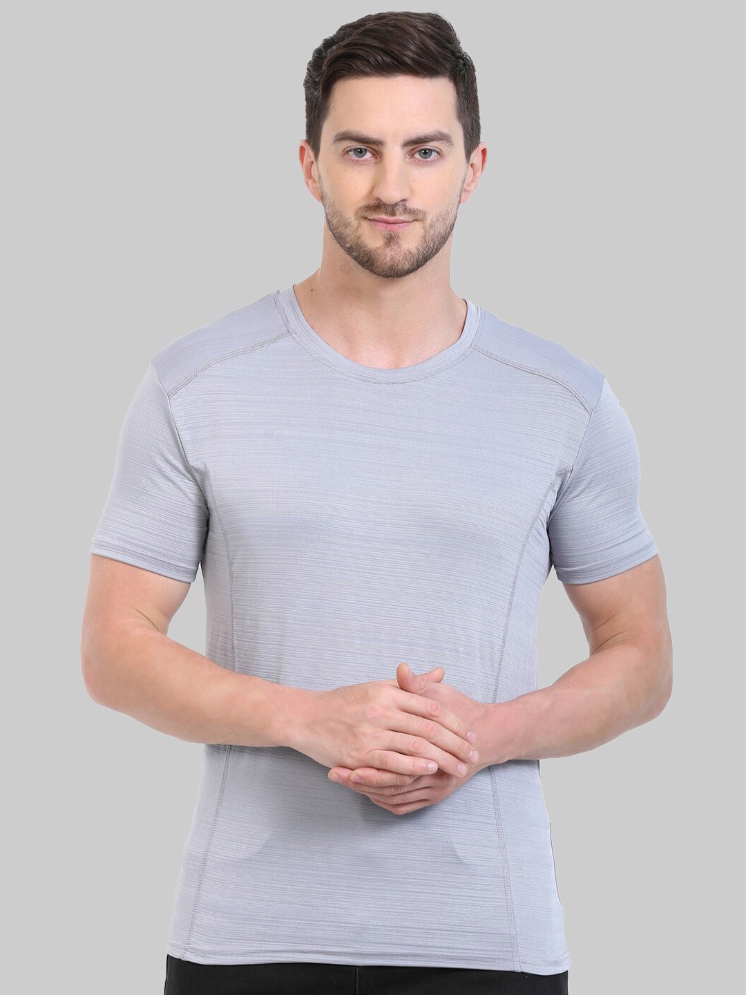 

Fasha Round Neck T-shirt, Grey