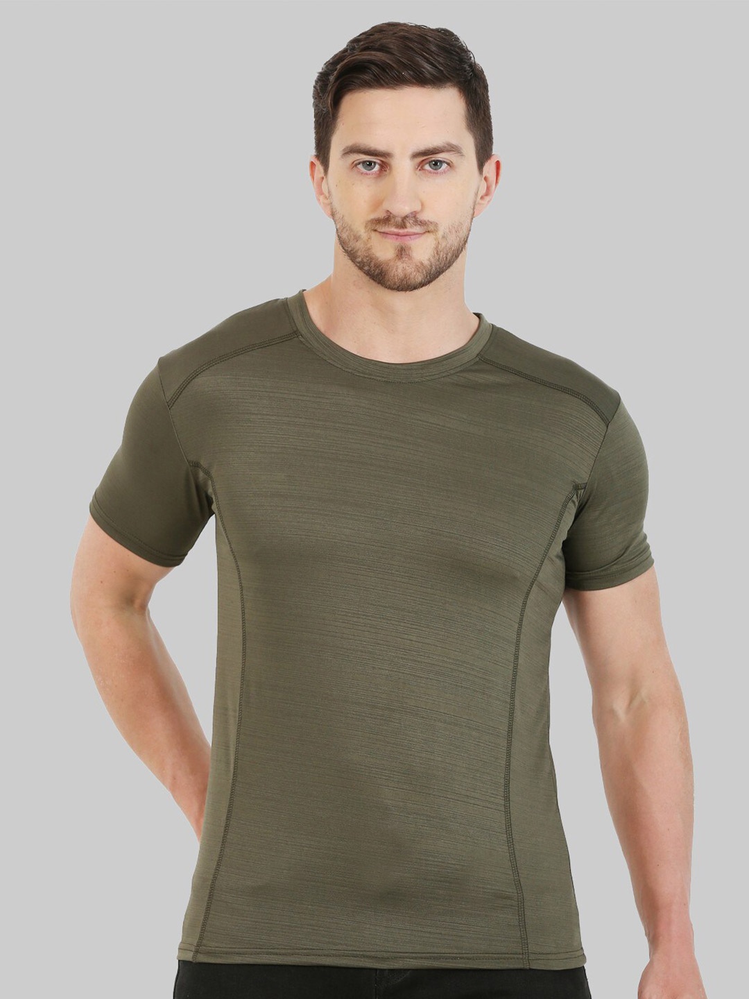

Fasha Round Neck T-shirt, Green