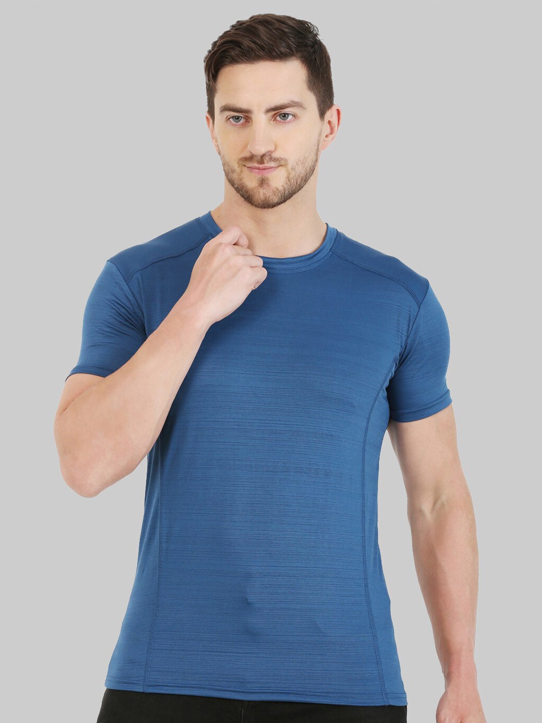 

Fasha Round Neck T-shirt, Blue