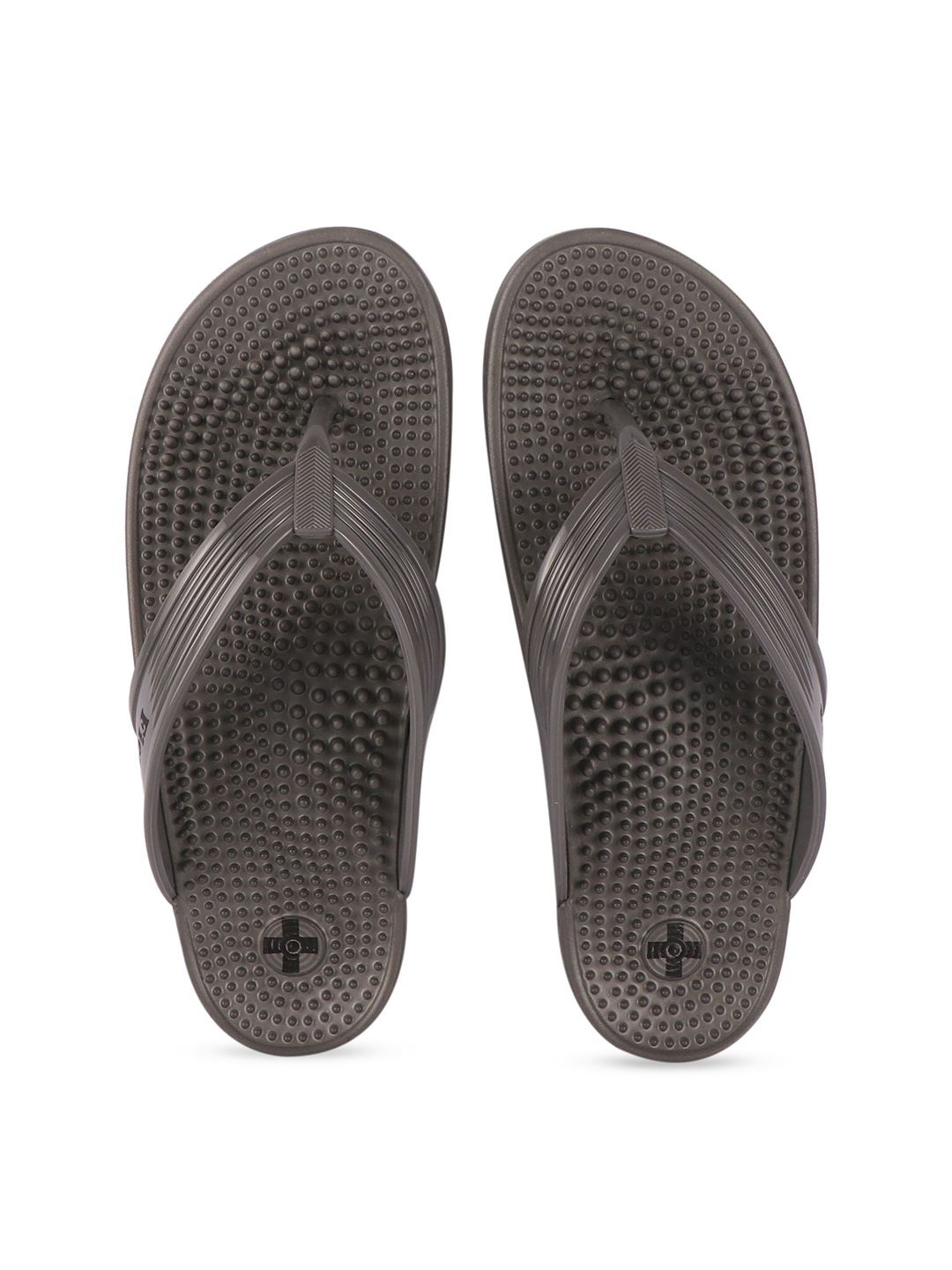 

BEONZA Women Ortho Comfort Accupressure Thong Flip-Flops, Grey