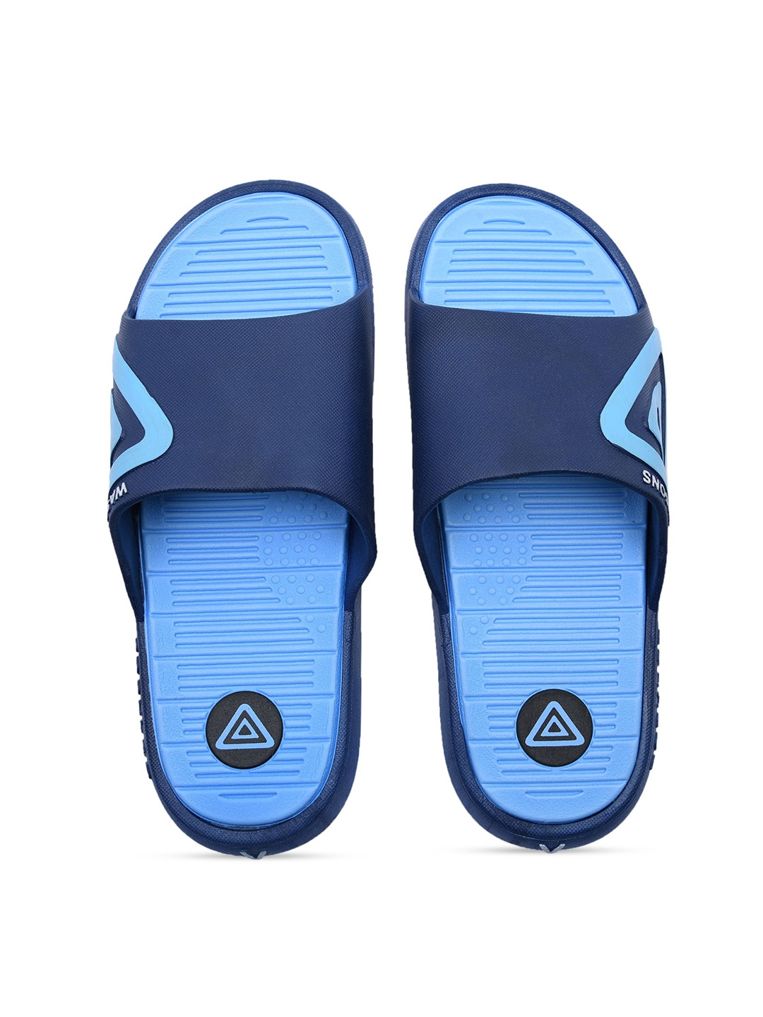 

CASSIEY Men Navy Blue Rubber Sliders