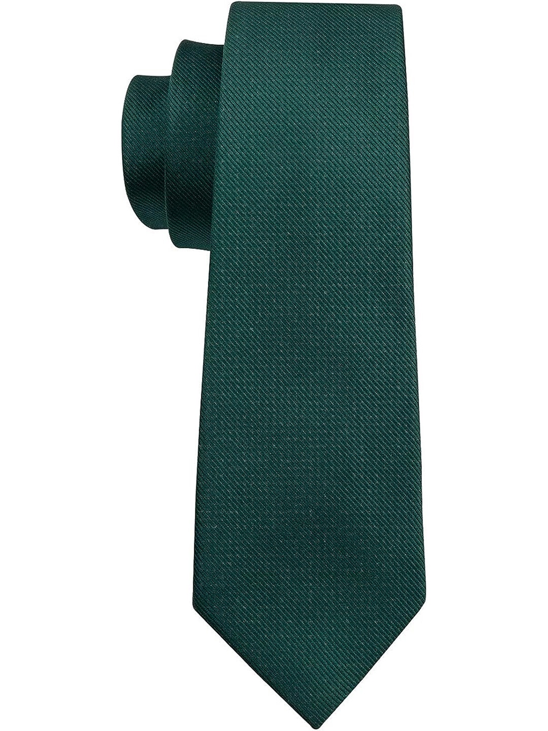 

KAEZRI Microfiber Striped Broad Tie, Green