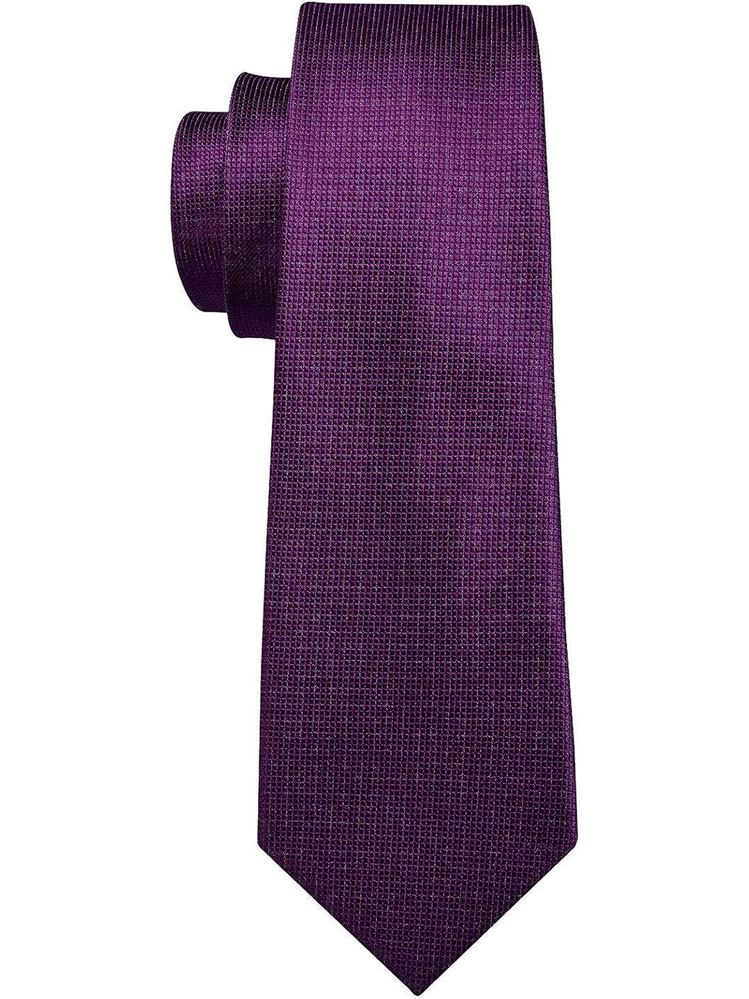 

KAEZRI Men Purple Checked Broad Tie