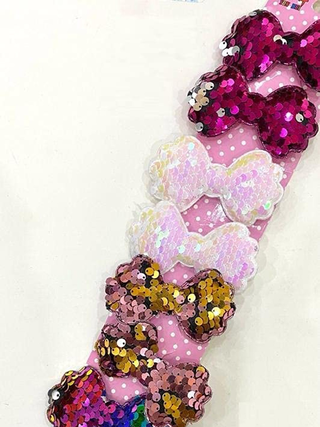 

LYTIX Girls Set of 5 Glitter Sparkled Alligator Hair Clip, Assorted