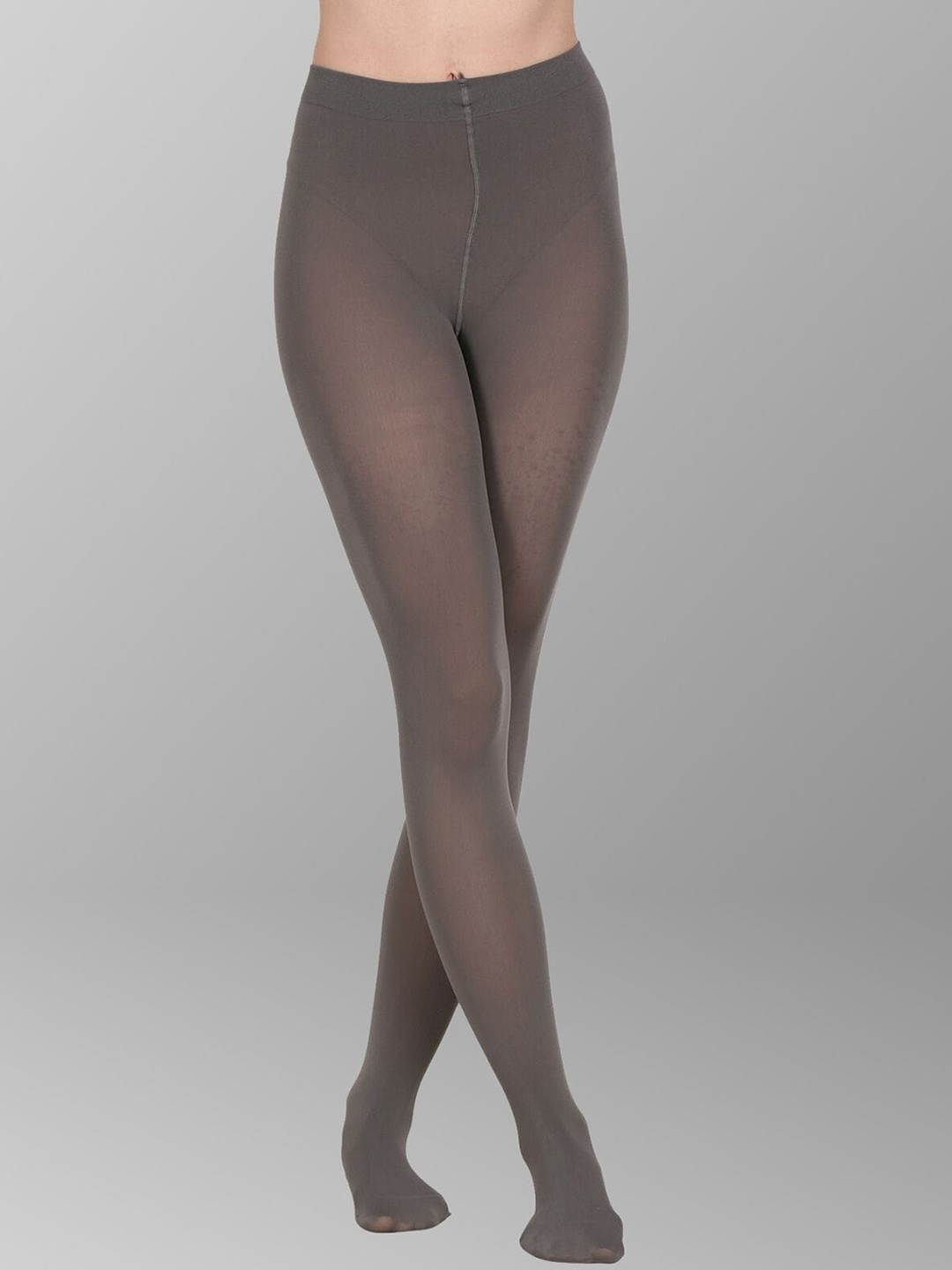 

The Dance Bible Women High-Rise Semi Sheer Stockings, Charcoal