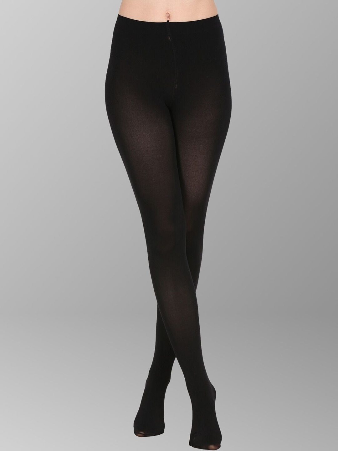 

The Dance Bible Women High-Rise Semi Sheer Stockings, Black