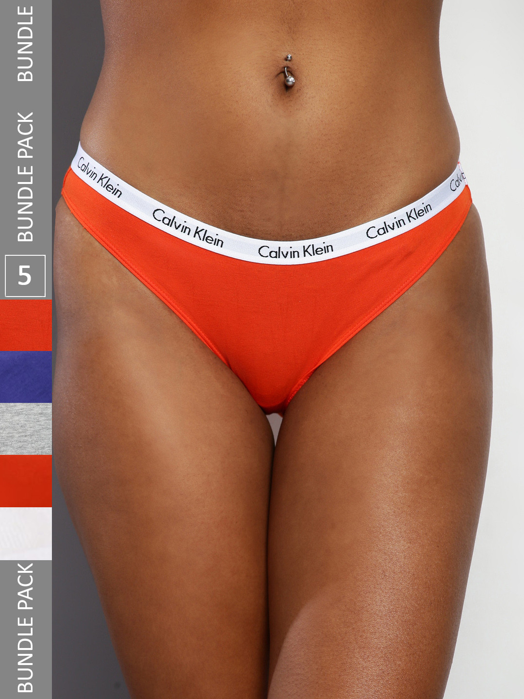

Calvin Klein Underwear Pack Of 5 Low Rise Hipster Brief, Multi