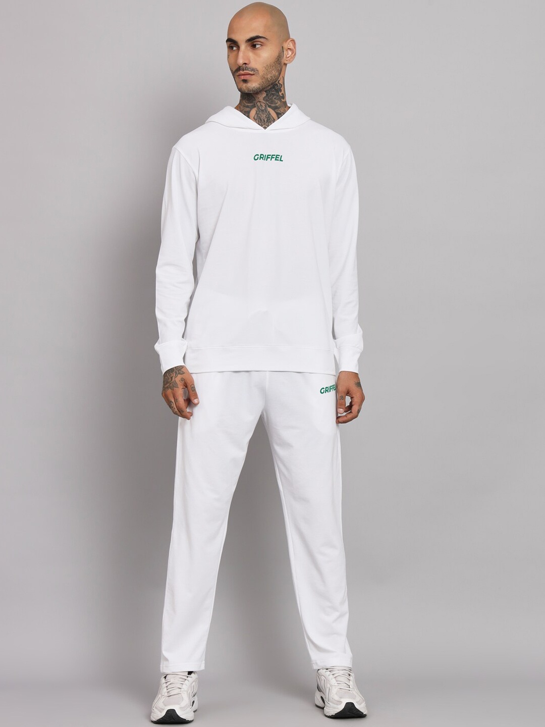 

GRIFFEL Hooded Cotton Tracksuit, White