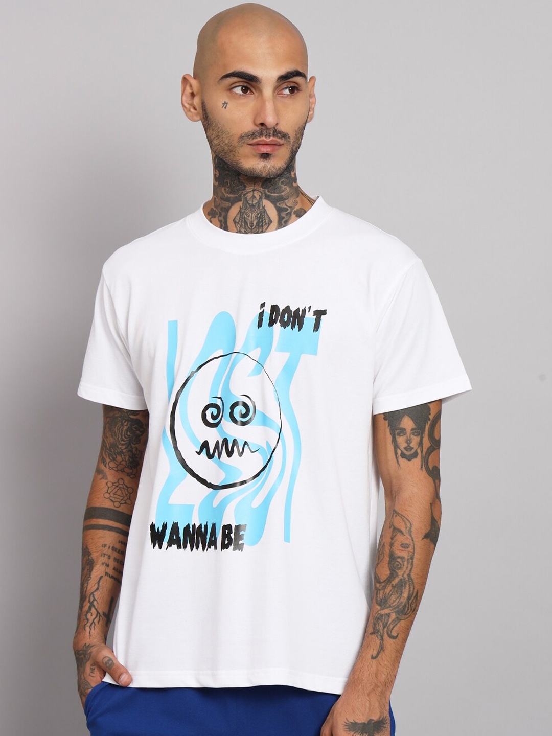 

GRIFFEL Graphic Printed Cotton T-Shirt, White