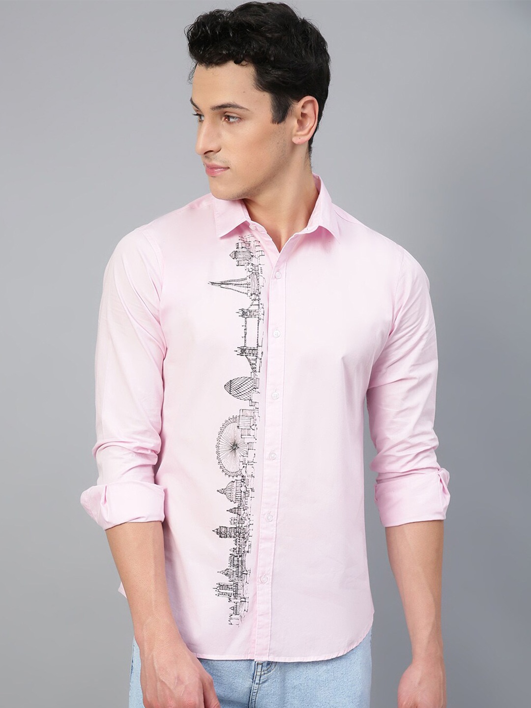 

FTX Standard Pink Standard Opaque Casual Shirt
