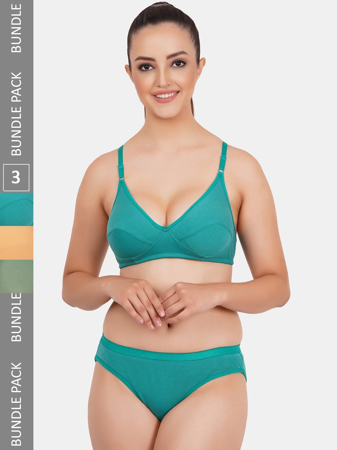 

Fleurt Pack Of 3 Assorted Lingerie Set