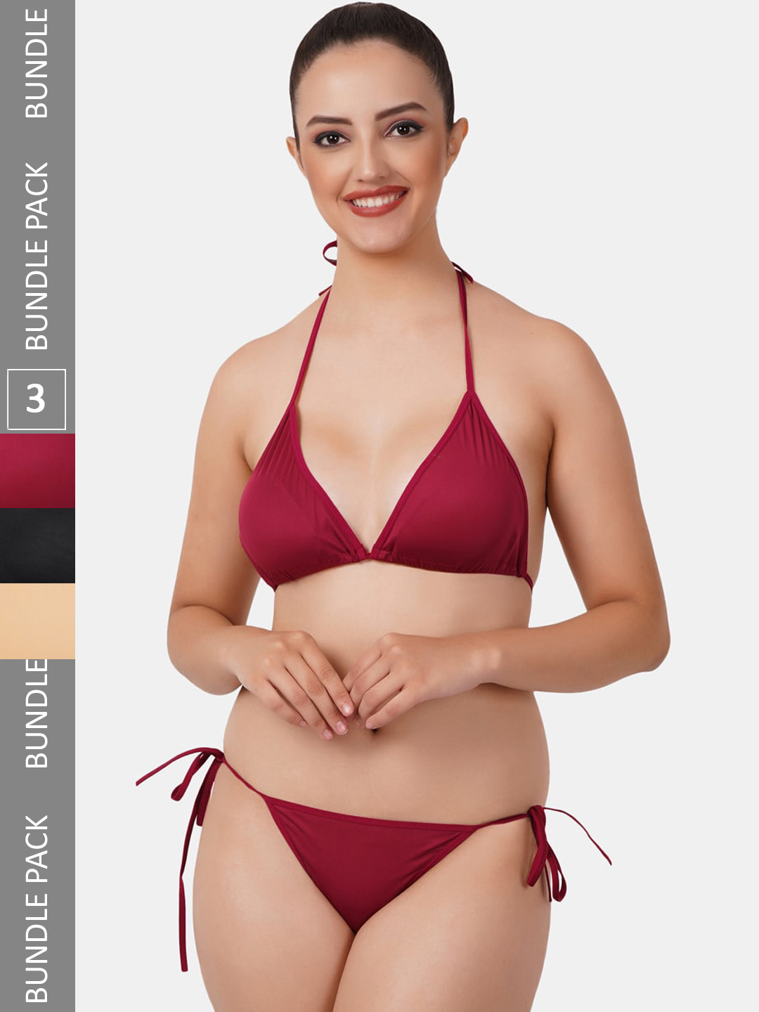 

Fleurt Pack Of 3 Assorted Lingerie Set