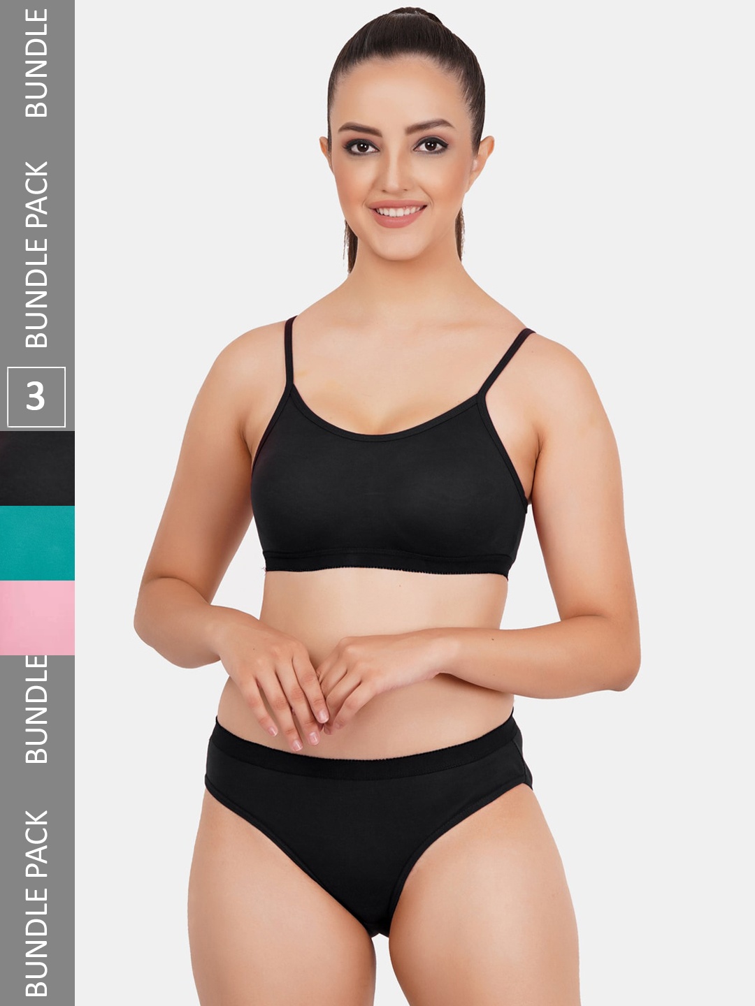 

Fleurt Pack Of 3 Assorted Lingerie Set