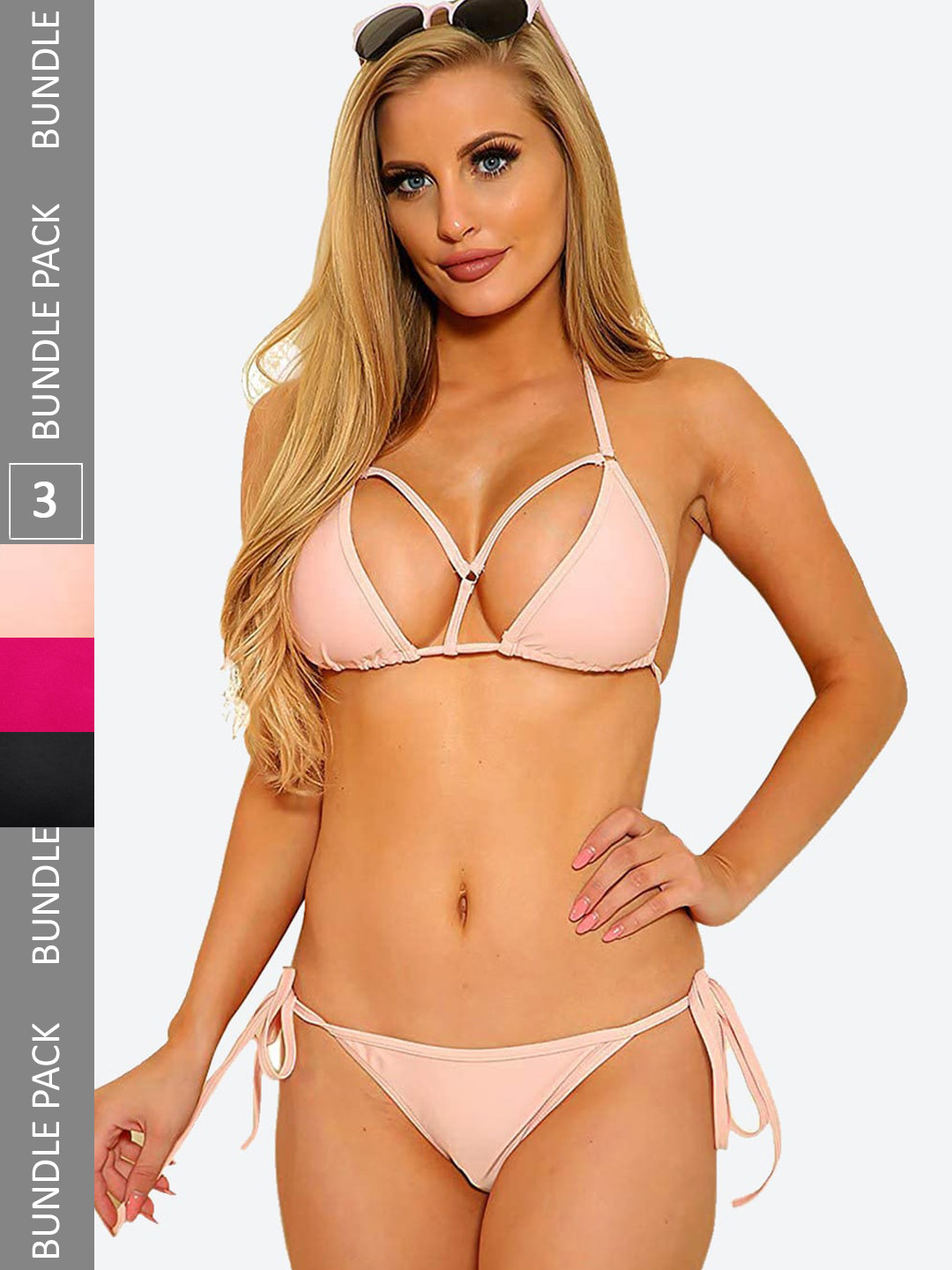 

Fleurt Pack Of 3 Assorted Lingerie Set