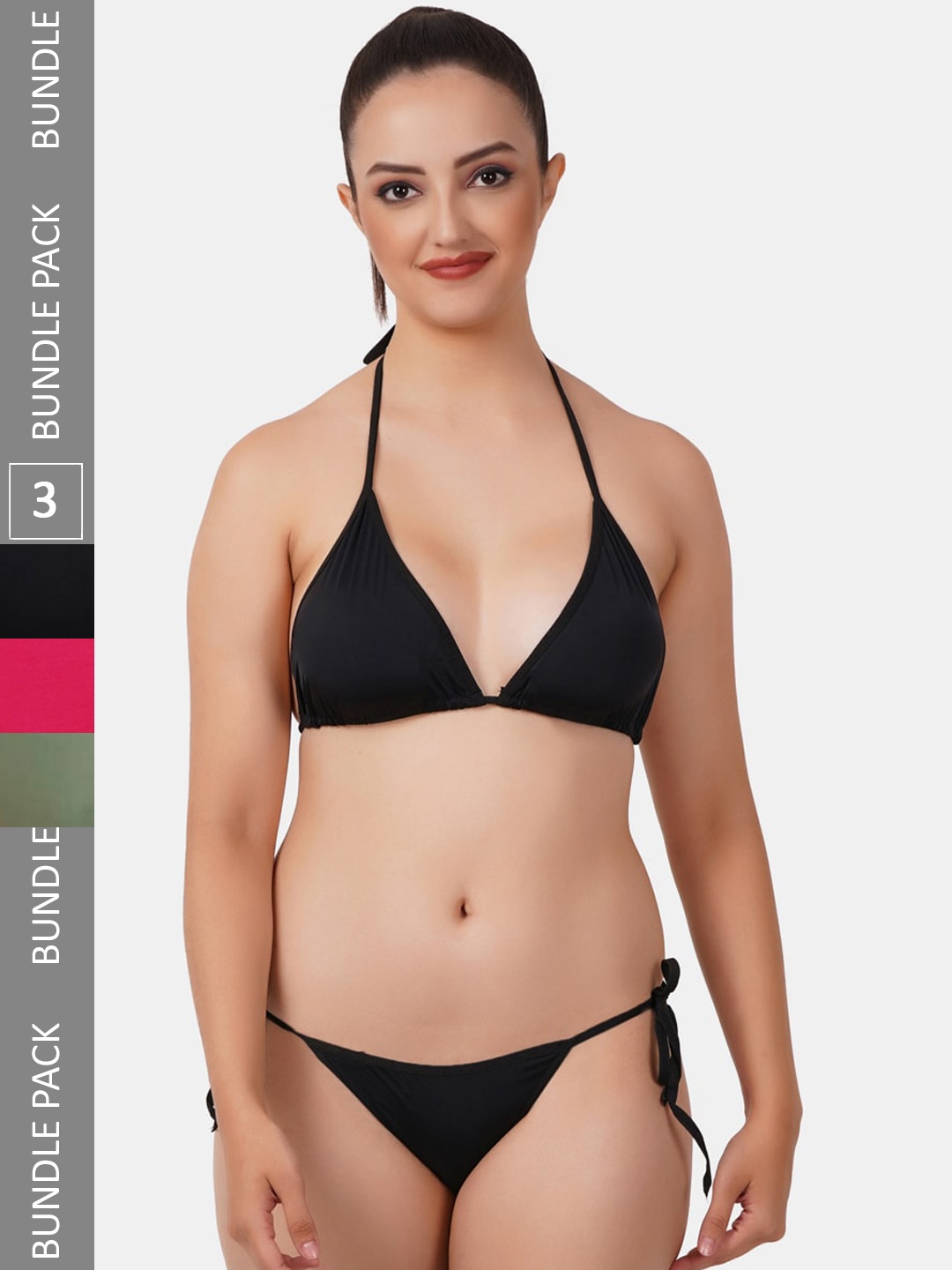 

Fleurt Pack Of 3 Assorted Lingerie Set