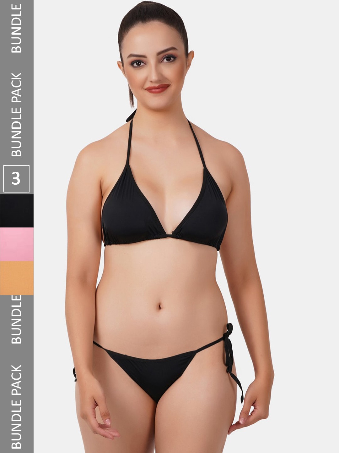 

Fleurt Pack Of 3 Assorted Lingerie Set