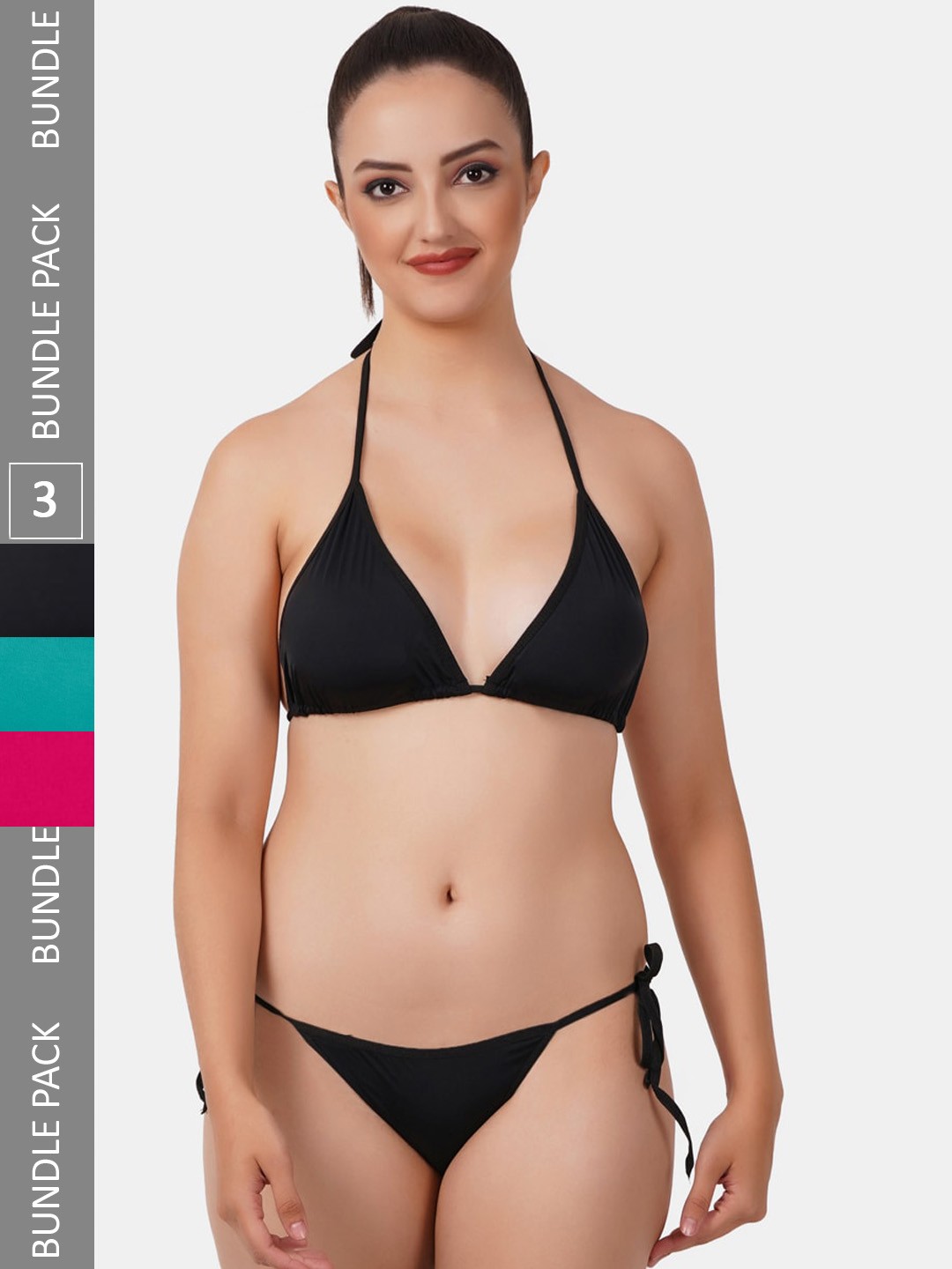 

Fleurt Pack Of 3 Assorted Lingerie Set