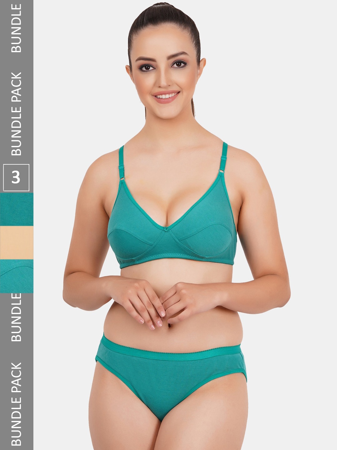

Fleurt Pack Of 3 Assorted Lingerie Set