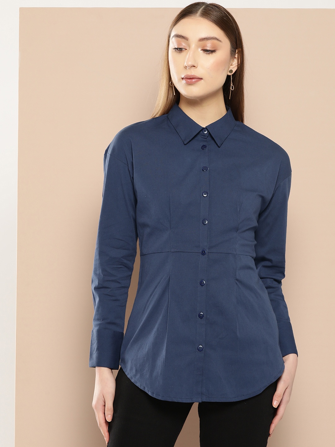 

Chemistry Regular Fit Casual Shirt, Navy blue