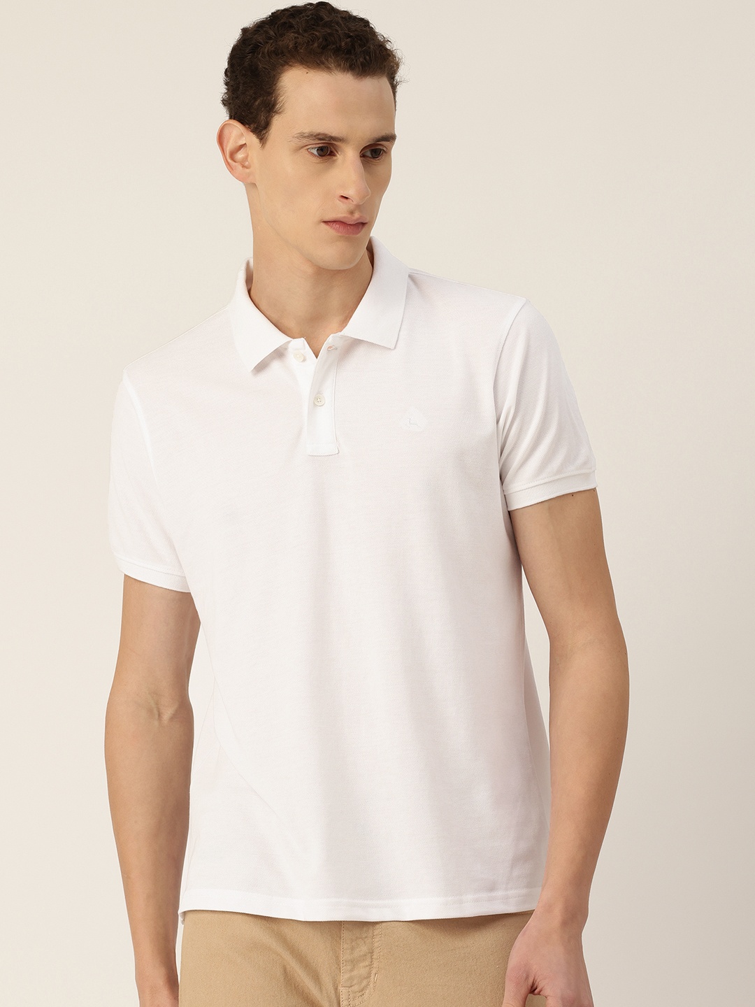 

Parx Polo Collar T-shirt, White