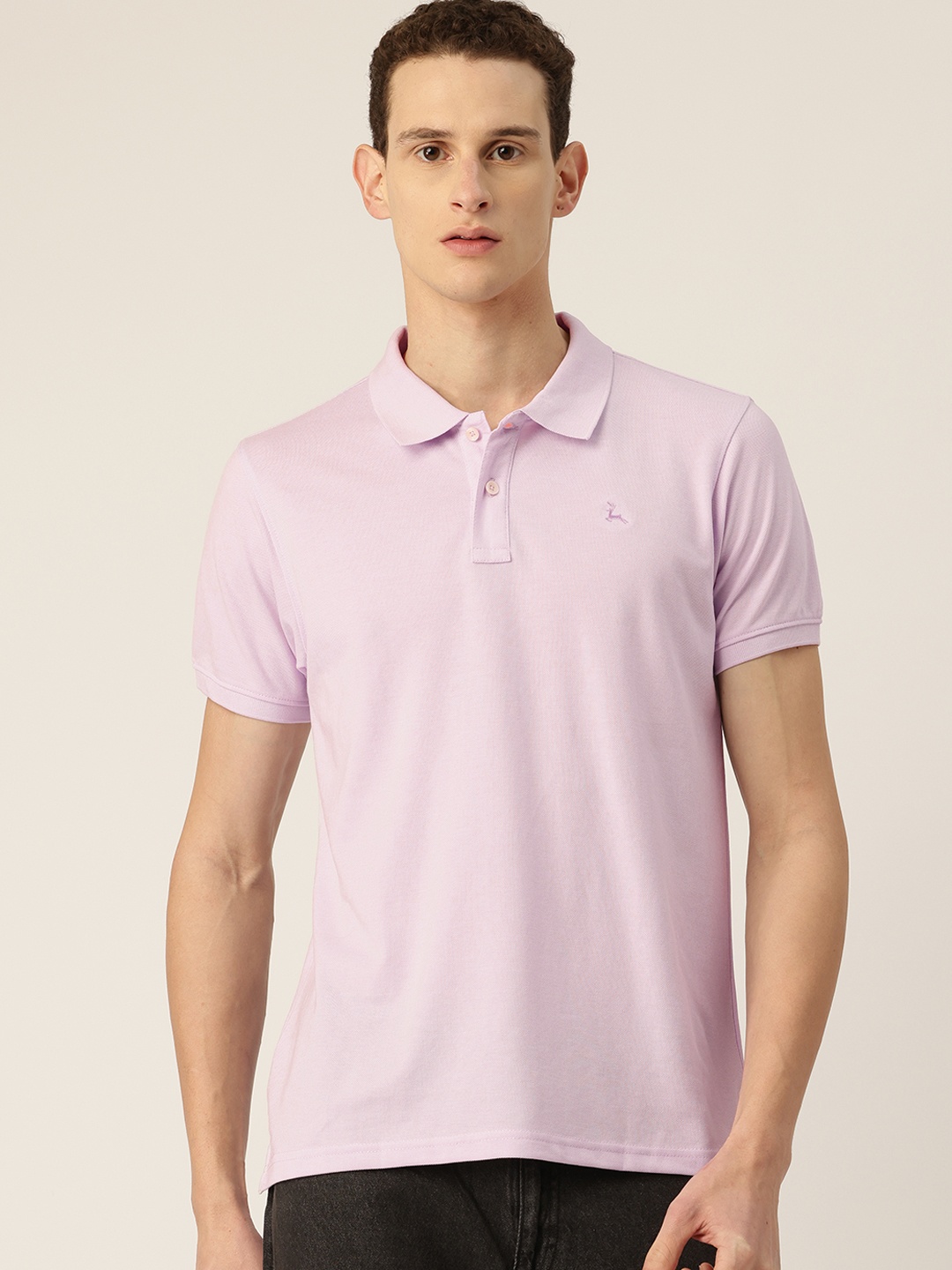 

Parx Polo Collar T-shirt, Lavender