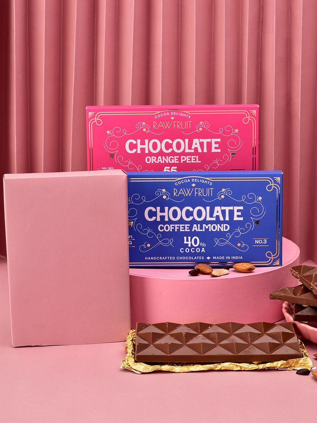 

RawFruit Chocolate with Kids Rakhi, Red